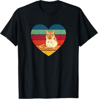 Gerbil Heart Gerbil Lover Gerbil Girl Gerbil Boy T-Shirt