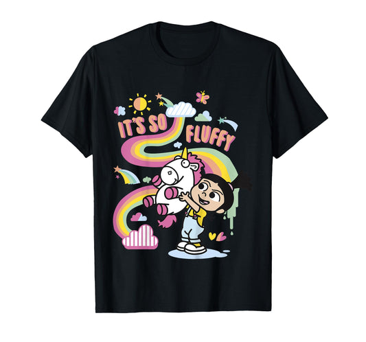 Despicable Me Minions Agnes Unicorn Rainbow Graphic T-Shirt T-Shirt