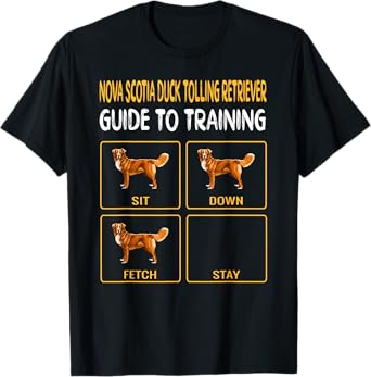Duck Tolling Retrievers Guide To Training Dog Obedience Men Women Kids T-Shirt