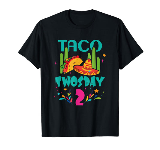 Taco Twosday 2 Two Year Old Boy Girl Birthday Gift T-Shirt