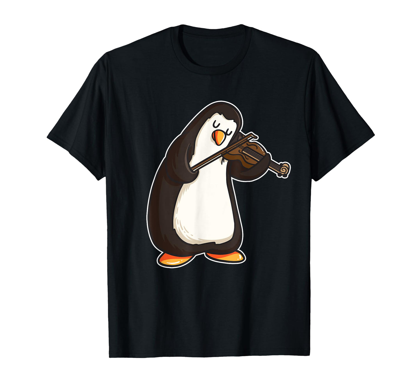 Violinist Penguin Violin Viola Player Music Gift T-Shirt