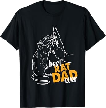 Rat Tee Gifts For Rat Lovers Dad Gifts Best Rat Dad Ever T-Shirt