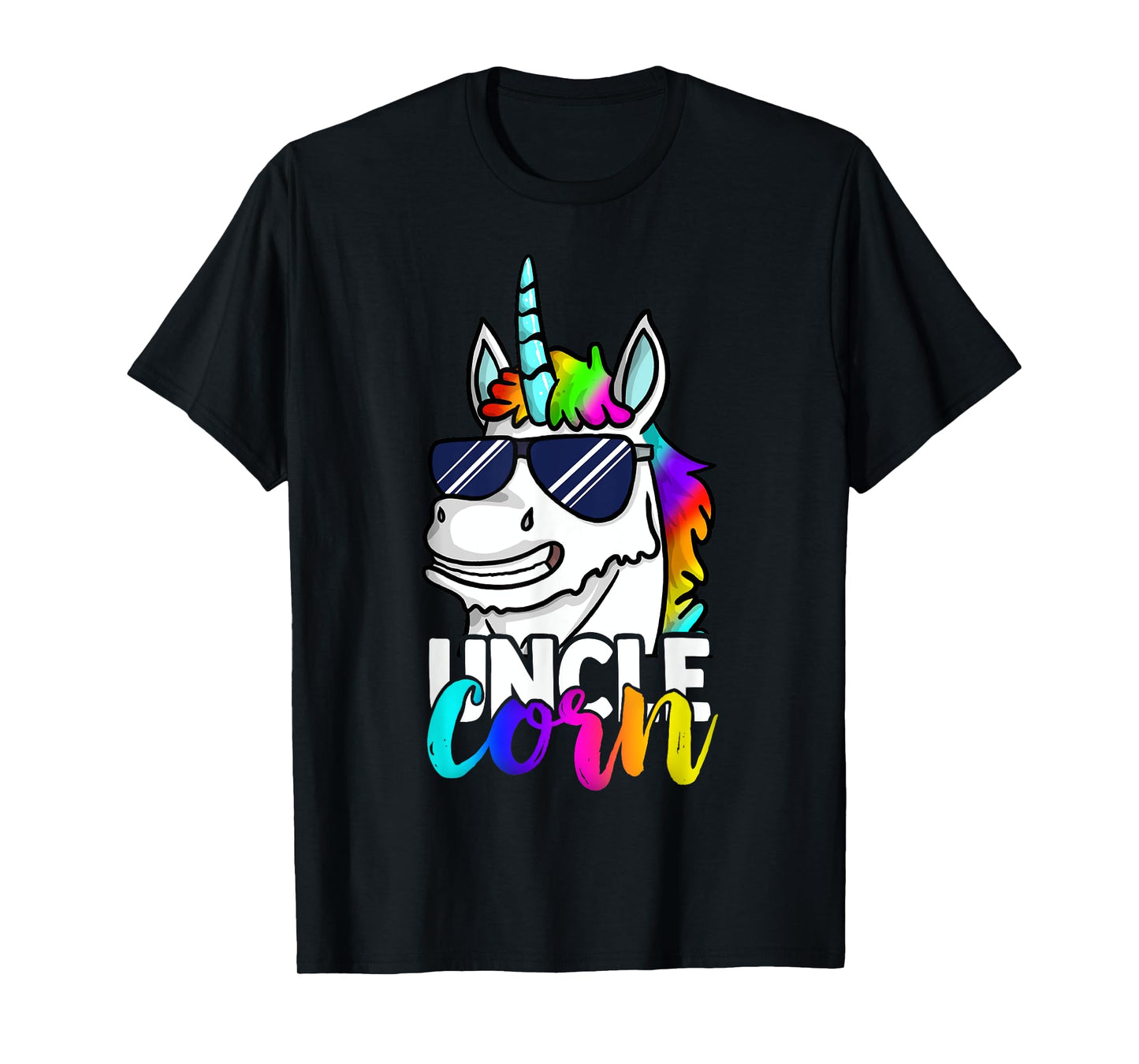 Funny Unclecorn Unicorn Uncle Mens Tee Cool Christmas Gift T-Shirt