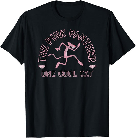 Pink Panther One Cool Cat Tip Toe Portrait T-Shirt