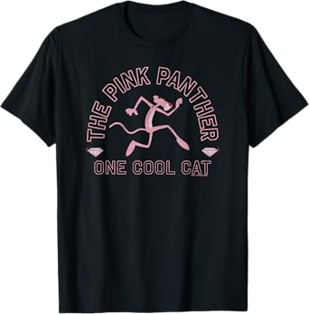 Pink Panther One Cool Cat Tip Toe Portrait T-Shirt