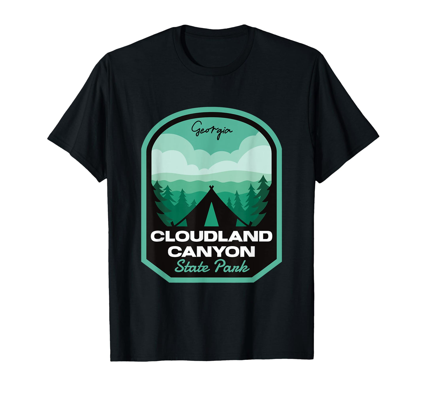 Cloudland Canyon State Park GA Camping T-Shirt