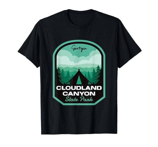Cloudland Canyon State Park GA Camping T-Shirt
