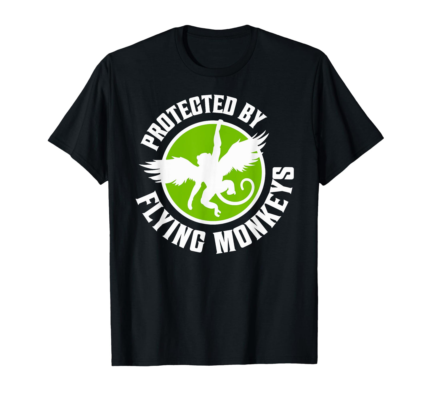 Protected by Flying Monkeys Funny Halloween T-Shirt