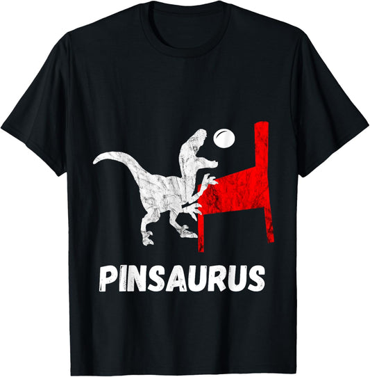 Dinosaurs Pinball Gamer Trex Pinball Machine Flipping TShirt T-Shirt