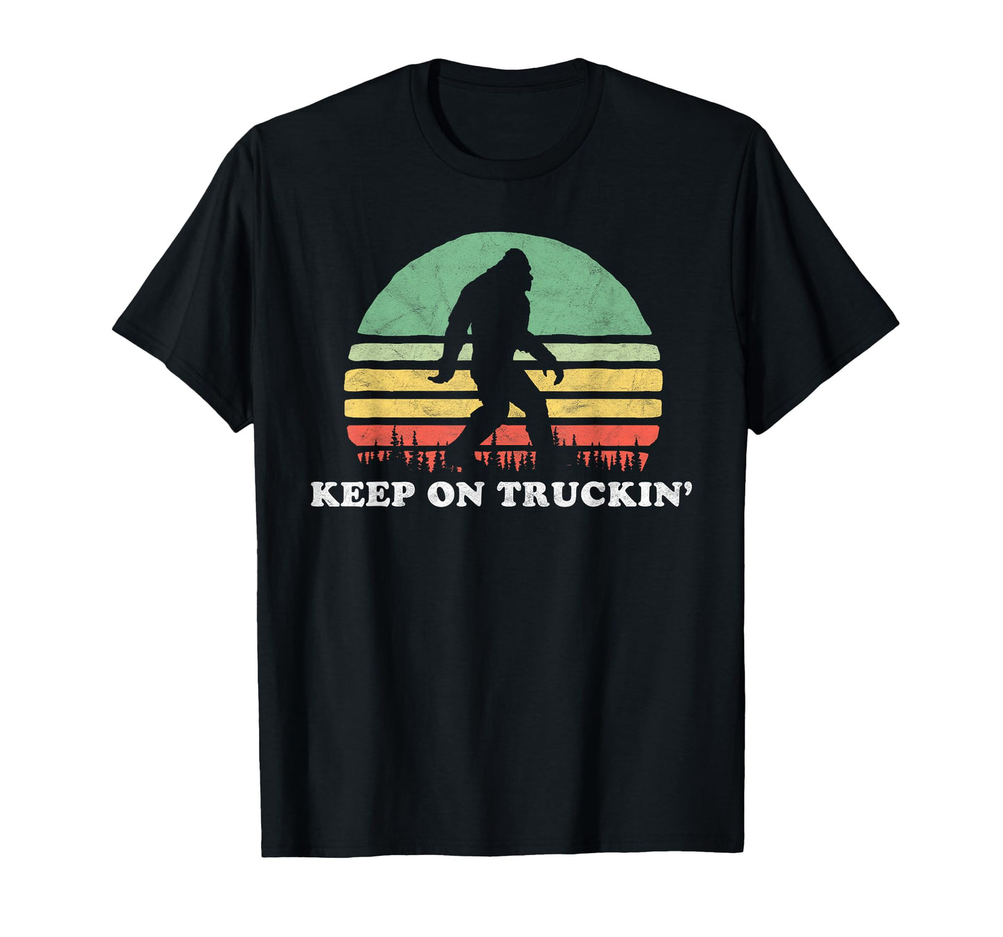 Groovy Sixties Bigfoot Keep On Truckin' Retro 60s T-Shirt