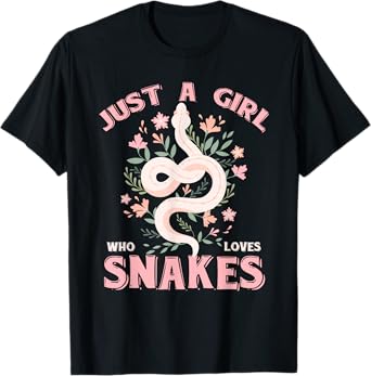 Just A Girl Who Loves Snakes T-Shirt