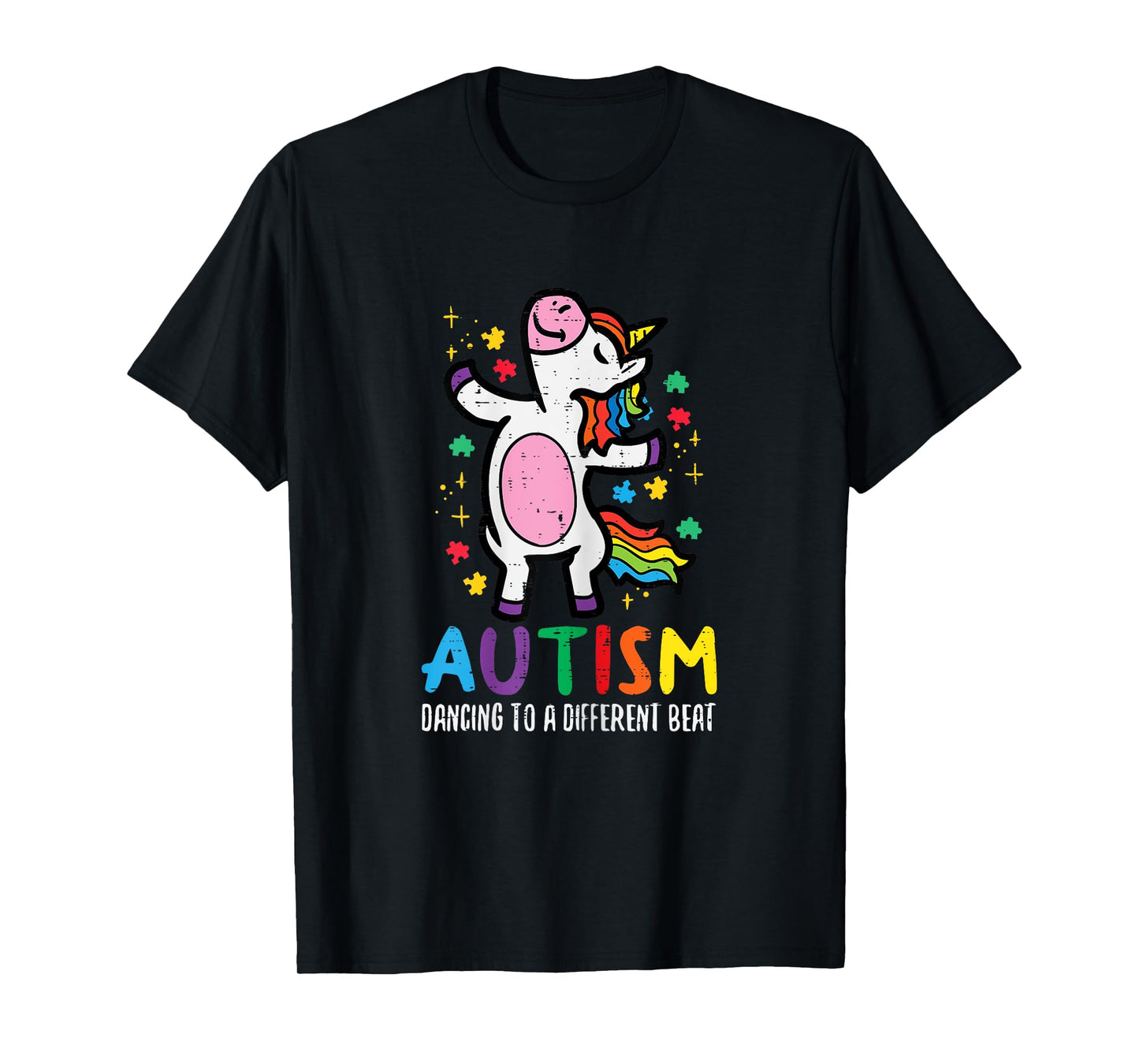 Autism Awareness Uncicorn Dancing Different Beat Girls Kids T-Shirt