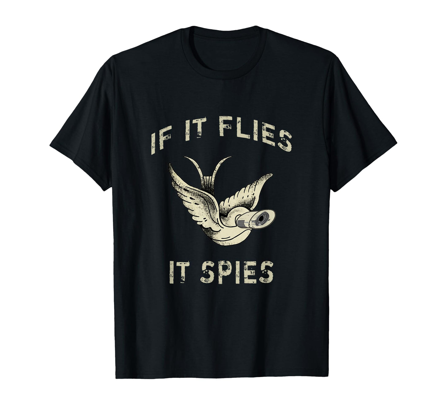 If It Flies It Spies Conspiracy Theory Birds Aren’t Real T-Shirt