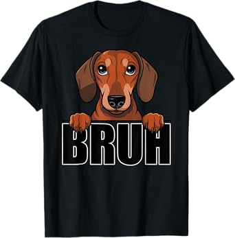 Dachshund Bruh Cute Funny Wiener Dog Lover Men Boys Kids T-Shirt