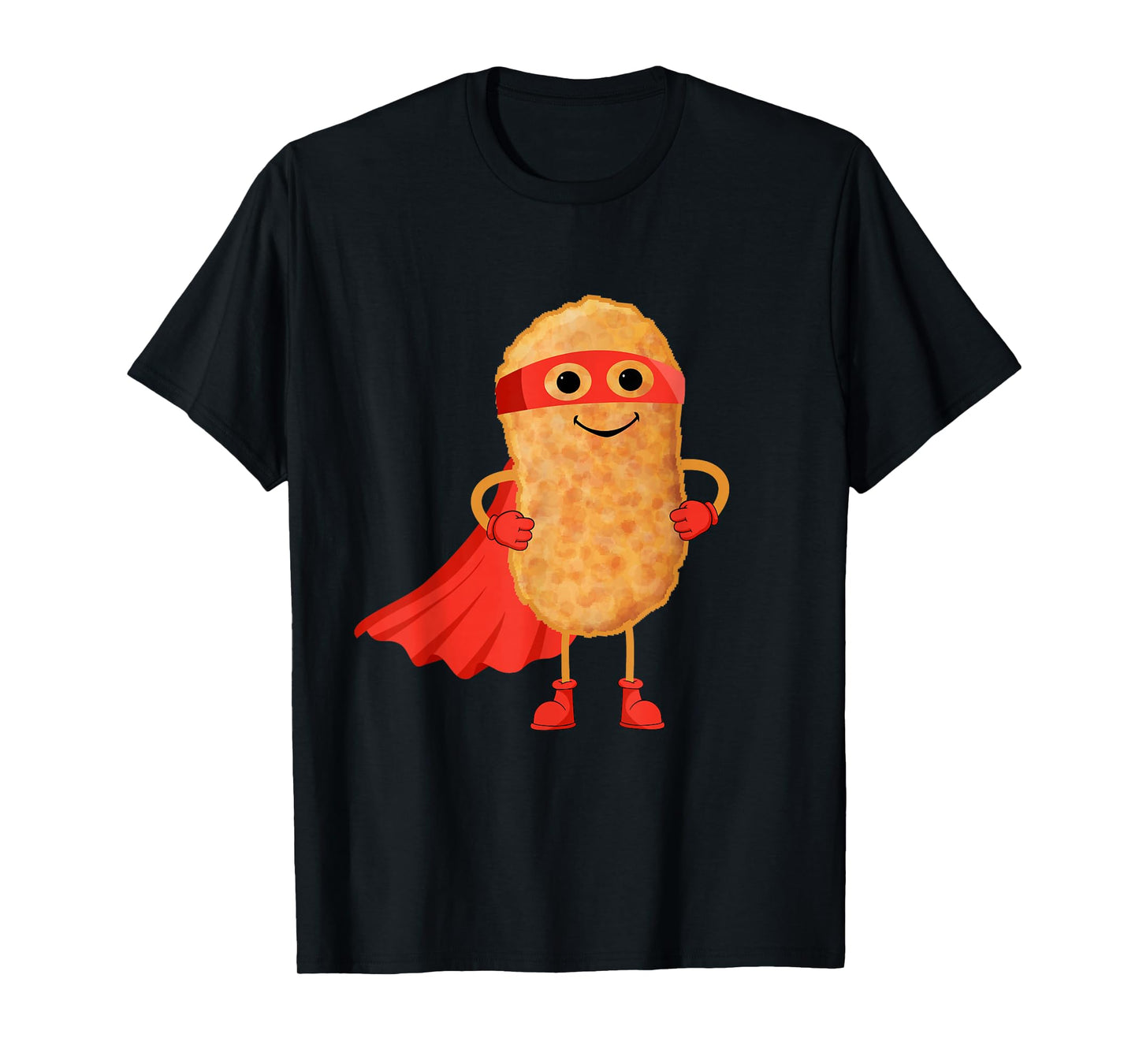 Super Hero Chicken Nuggets Funny Nugget Man Gift For Kids T-Shirt