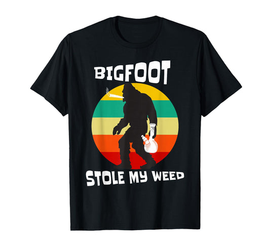 Big Foot Stole My Weed Cannabis Enthusiast Tee T-Shirt