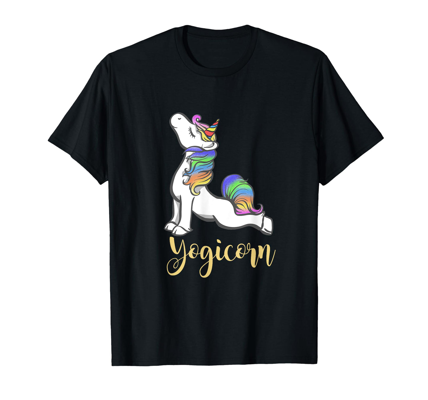 Women Yogicorn Unicorn Yoga T-Shirt T-Shirt