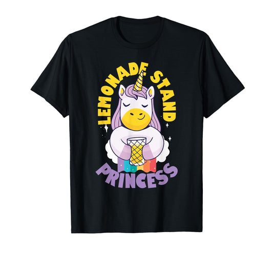 Lemonade Stand Princess Entrepreneur Kids - Unicorn T-Shirt