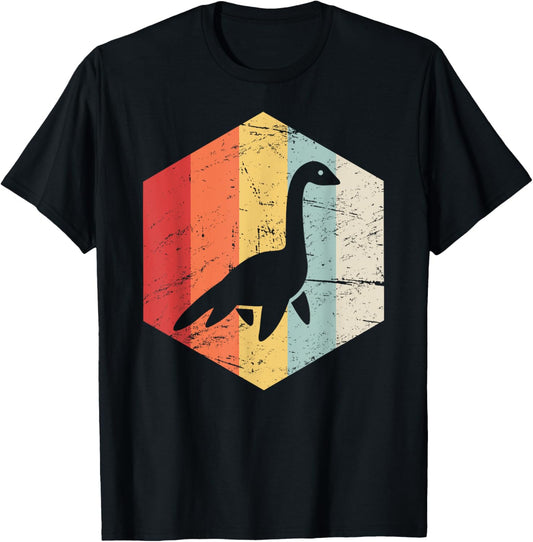 Retro Plesiosaur Dinosaur T-Shirt T-Shirt