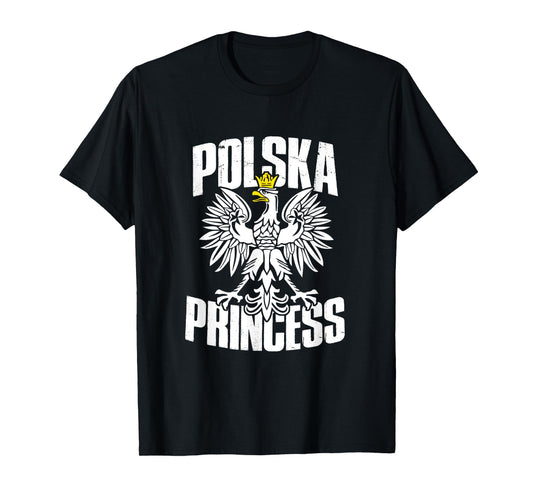 Polska Princess Retro Vintage Eagle Polish Pride Poland T-Shirt