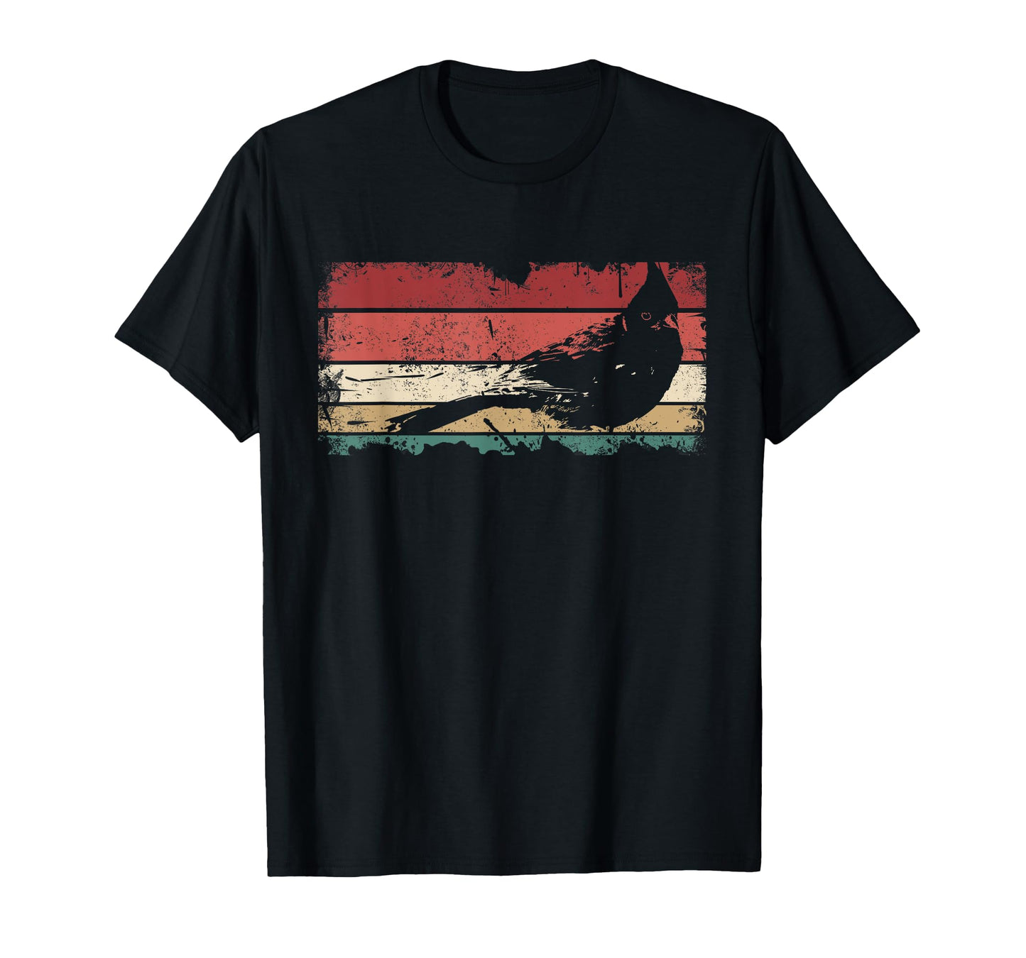 Retro Cardinal Bird Watching - Vintage Red Bird Cardinal T-Shirt