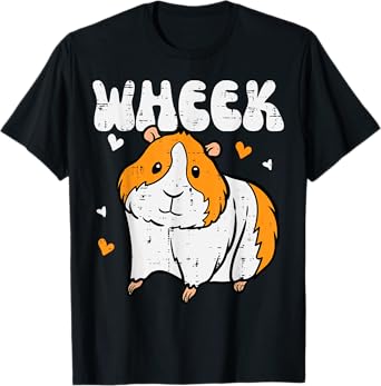 Guinea Pig Wheek Cavy Lover Rodent Girls Boys Kids Women Men T-Shirt