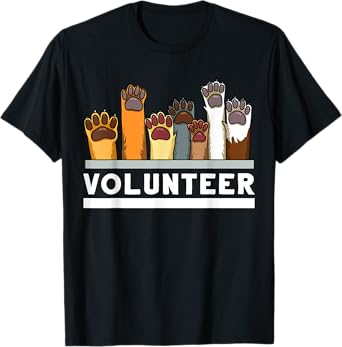 Animal Shelter Volunteer Tshirt For Dog Rescue Supporter T-Shirt for Men Women Girls Kids
