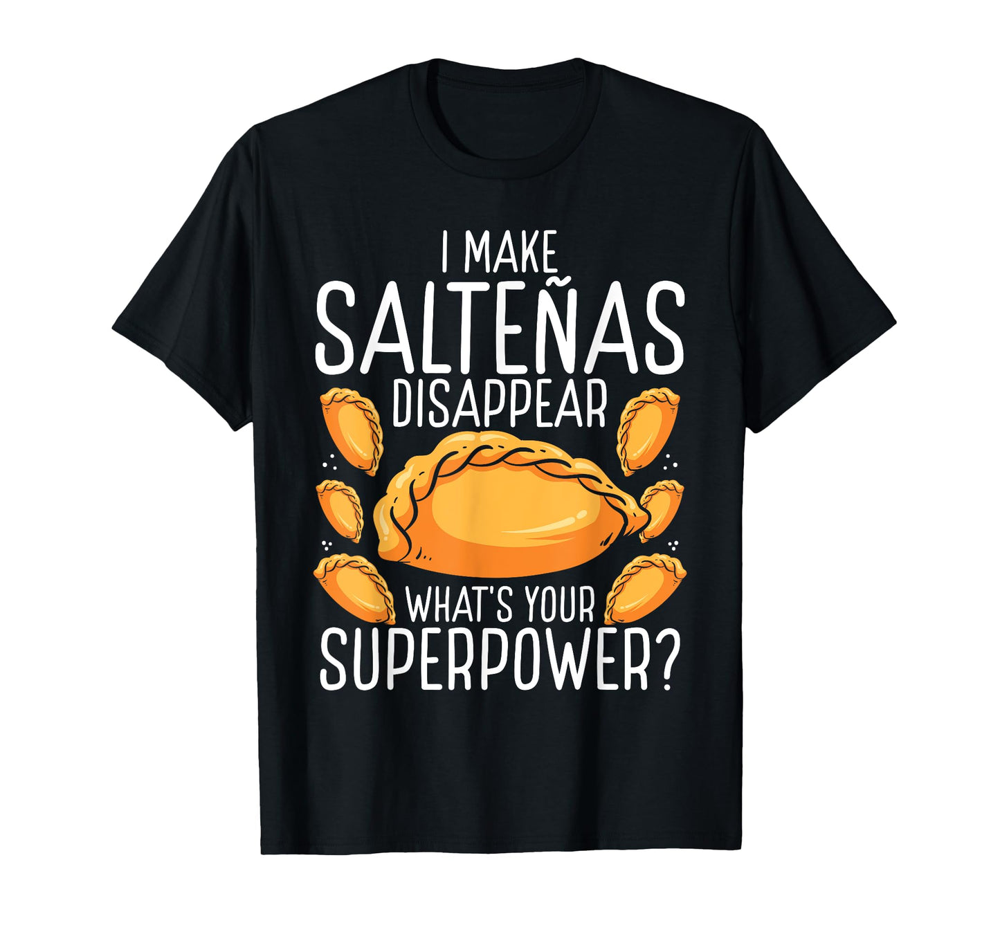 Bolvianos Food Bolivian Saltea Bolivianas Pride Unisex Adult T-Shirt - Bolivian Flag Print - Short Sleeve - Black - Small