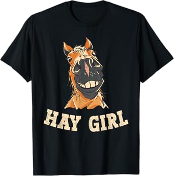 Horse Rider Funny Equestrian Tees Men's Black Funny Horse T-Shirt