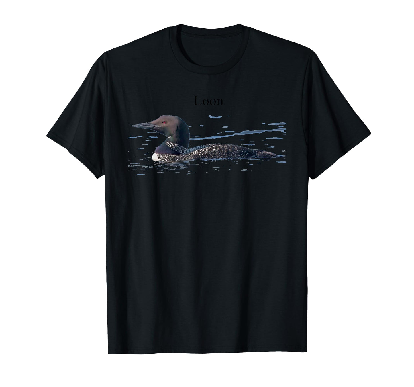 Common Loon Bird Lover Art T-Shirt