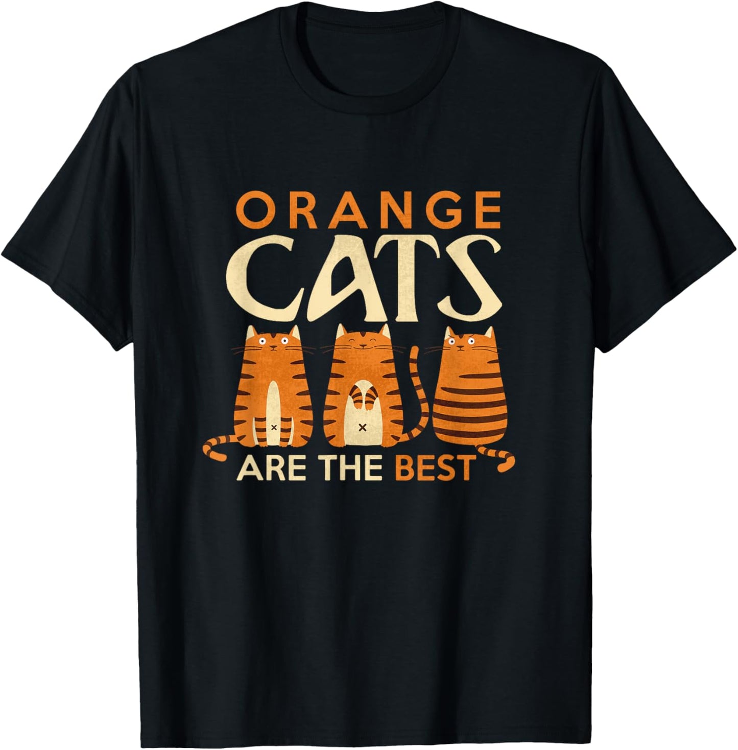 Funny Orange Cats are the Best Cat Mom T-Shirt T-Shirt