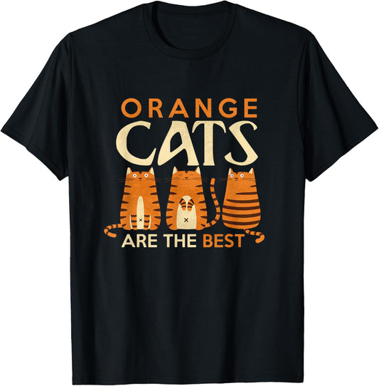 Funny Orange Cats are the Best Cat Mom T-Shirt T-Shirt