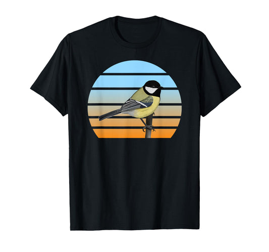 Chickadee Bird Birdlover Birdwatcher Animal Biologist Birder T-Shirt