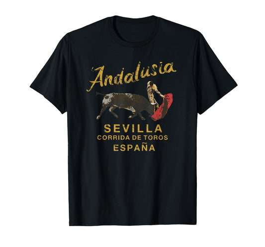 SPAIN Seville Bullfight Andalusia Vintage T-Shirt