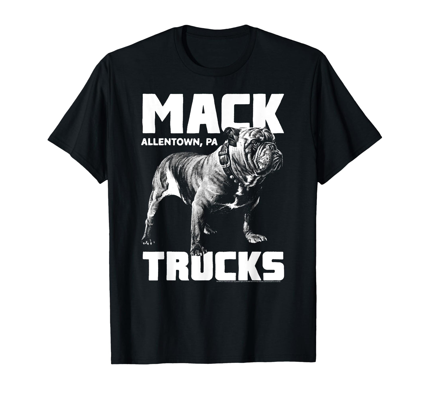 Mack Trucks Vintage Bulldog Allentown, PA Trucker T-Shirt