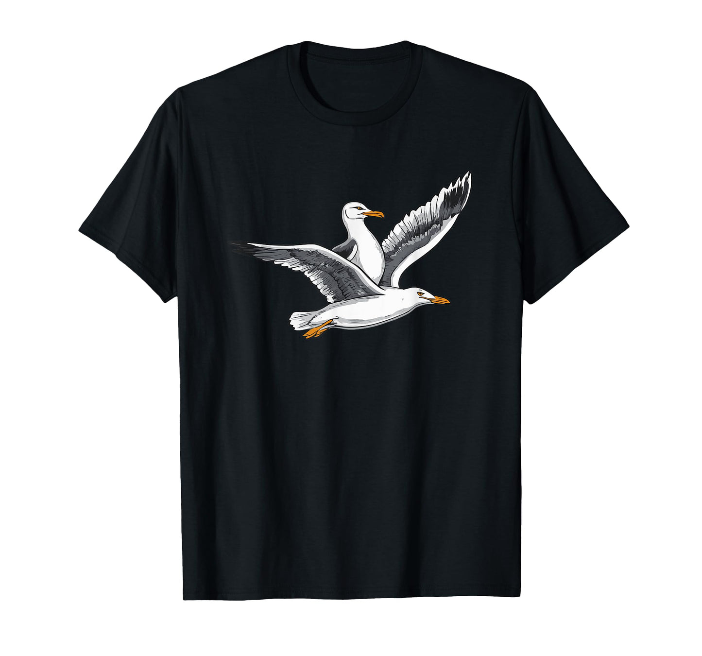 Seagull Riding Seagull Meme Seagull Lovers T-Shirt