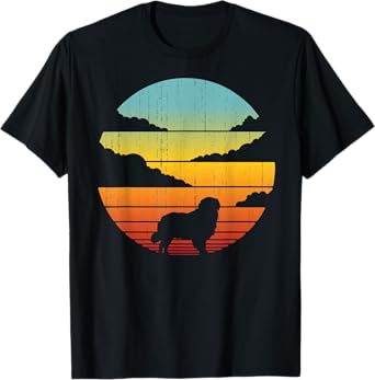 Golden Retriever Retro Vintage 60s 70s Sunset Dog Lovers Men T-Shirt