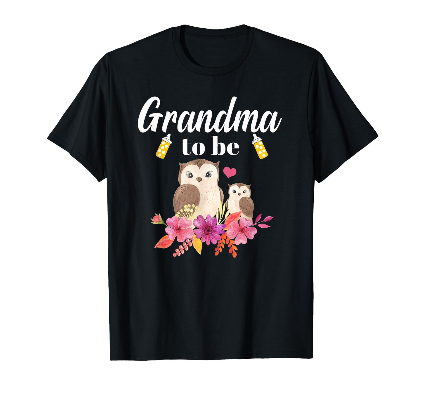 Grandma To Be Owl Baby Shower T-Shirt