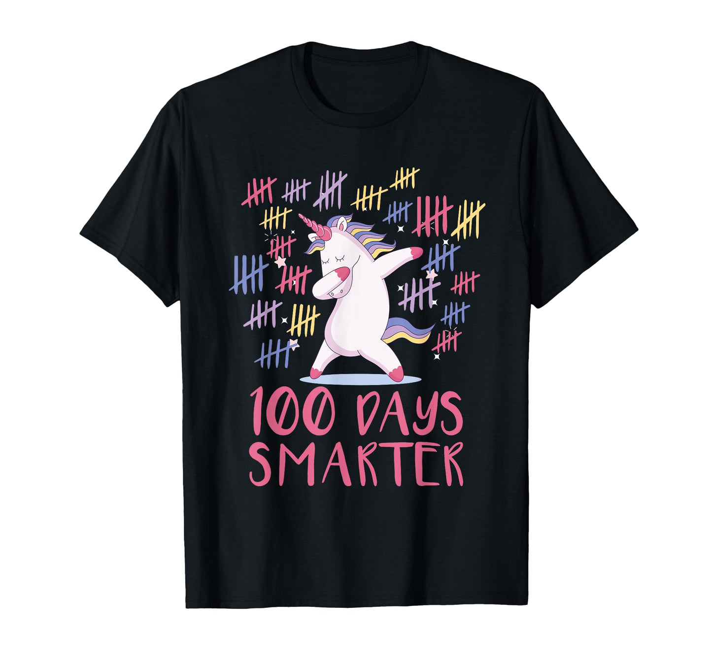 First 100 Days Of School Unicorn Tshirt, 100 Days Smarter T-Shirt