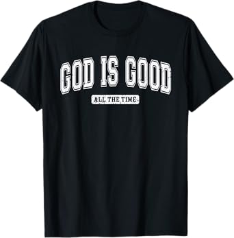 Vintage Retro Christian God Is Good All The Time Jesus T-Shirt