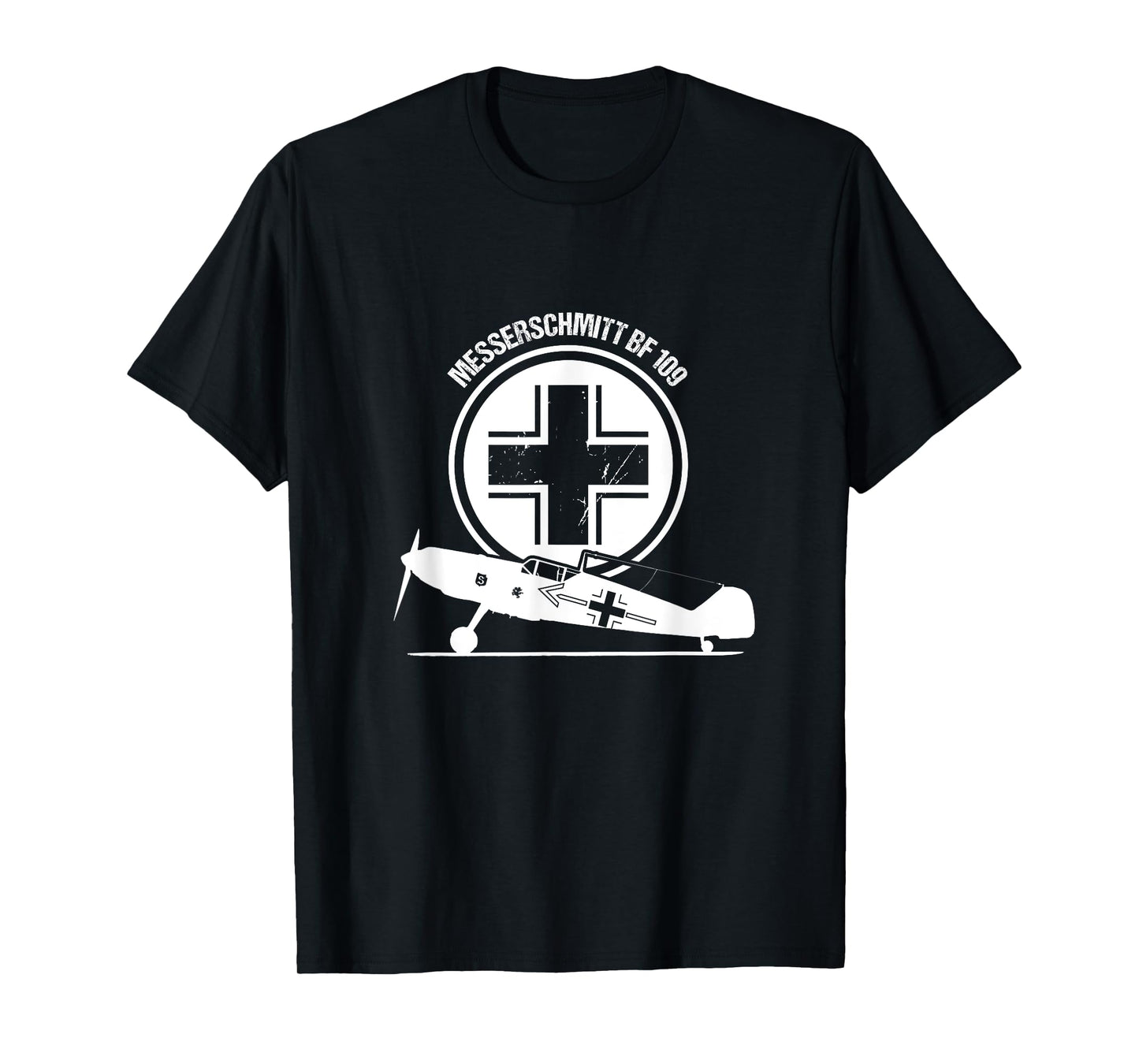 Vintage Luftwaffe Messerschmitt BF Pilot Gift Warbird ME 109 T-Shirt