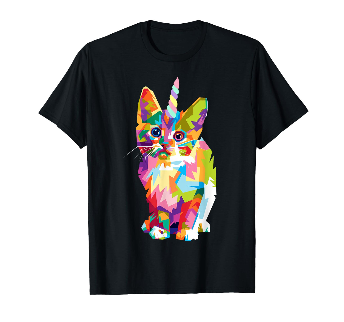 Caticorn Rainbow Shirt My Cat is a Magical Unicorn Kittycorn T-Shirt for Men Women Kids