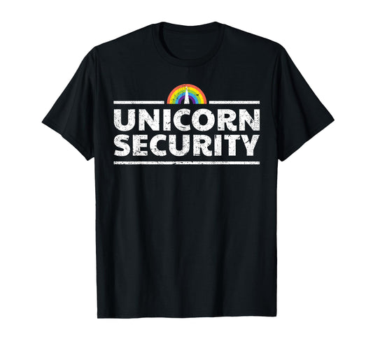 Unicorn Security Funny Cute Police Halloween Costume T-Shirt