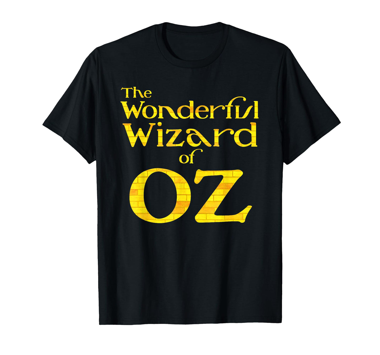 Retro Vintage Yellow Brick Road Wonderful Wizard of OZ Logo T-Shirt