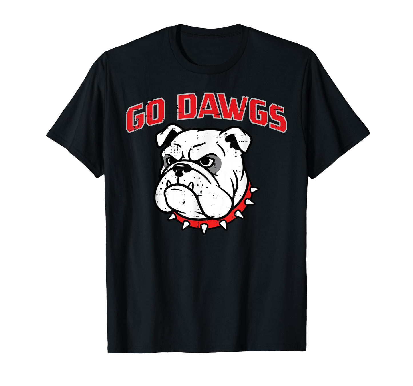 Bulldog Go Dawgs Men Women Kids Girls Youth Teen Boys T-Shirt