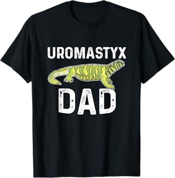 Funny Uromastyx Dad Gift Agamid Lizard Pet Reptile Mastigure T-Shirt