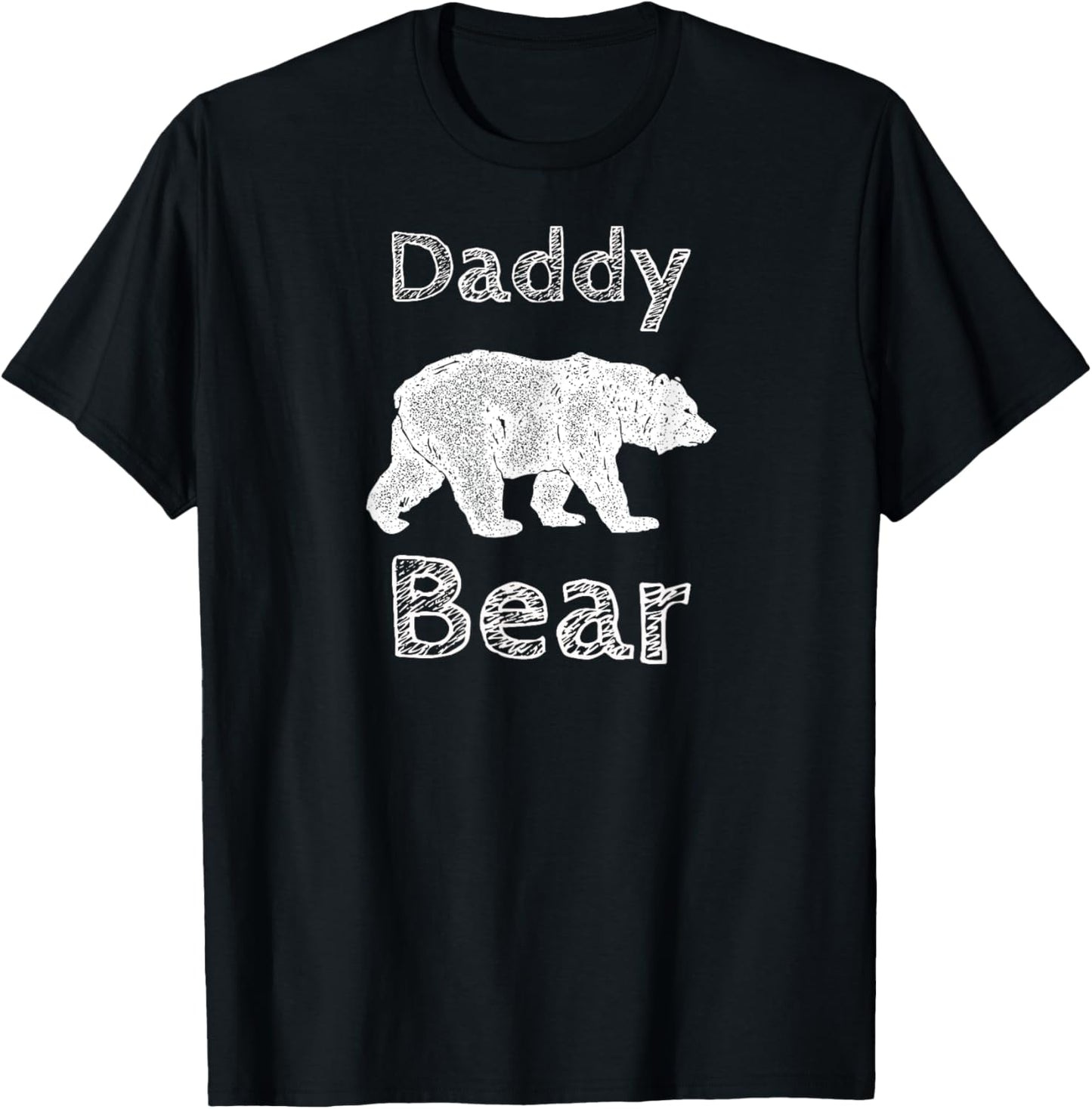 Camping Shirts for Men Funny Daddy Bear T Shirt Fathers Day T-Shirt