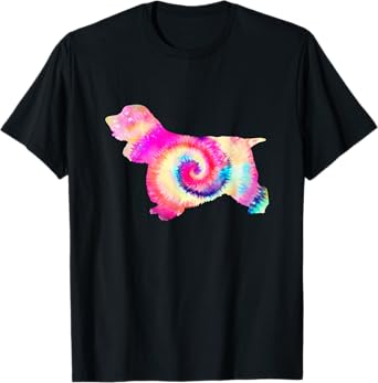 Cocker Spaniel Dog Mom Dad Dog Lover Tie Dye Men Women Kids T-Shirt
