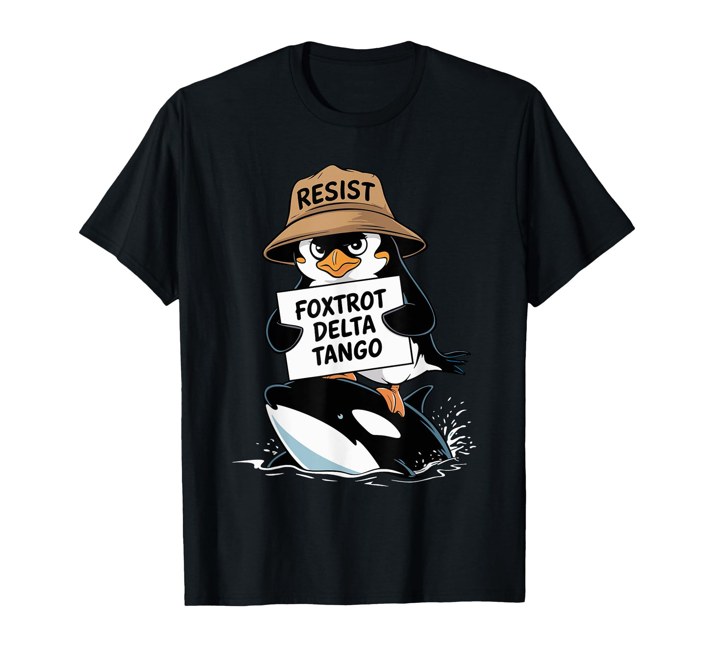 Penguins Protest Penguin Resist T-Shirt