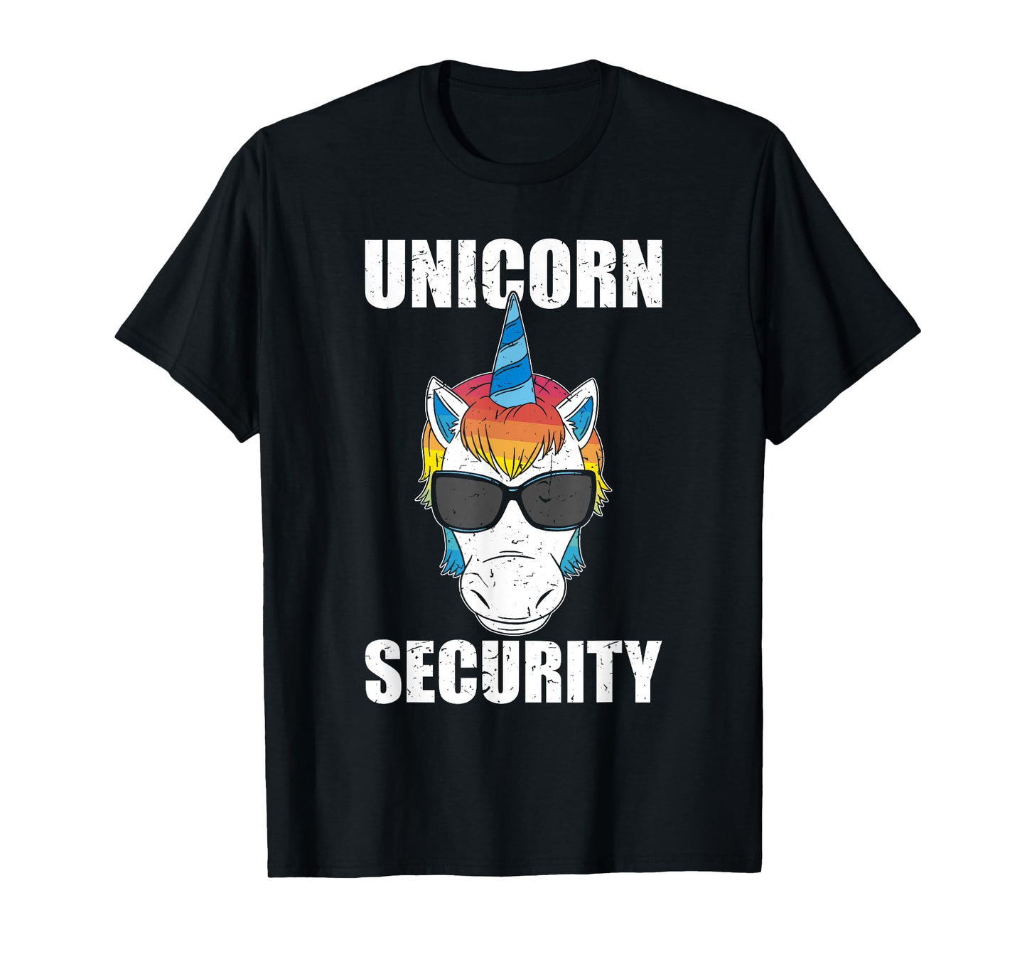Fathers Day Unicorn Securiry Dadacorn Funny T-Shirt